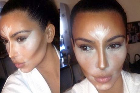 Kim kardashian smink kontúrozó bemutató