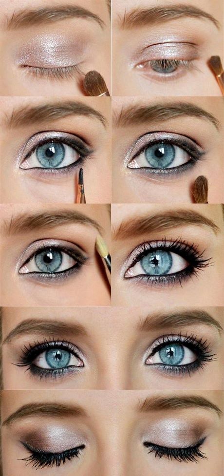 Szép smink útmutatók a kék szemekhez