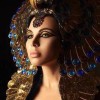 Egyiptomi királynő smink bemutató diy fejdísz