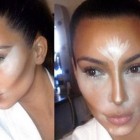 Kim kardashian smink kontúrozó bemutató