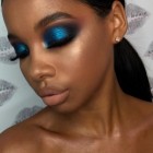 Kék szem smink bemutató fekete nők számára