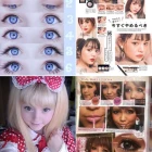 Japán lány szeme smink bemutató